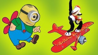 ГОША И САМОЛЁТЫ! Мультики для детей. Игрушки из мультфильмов: супер крылья. Мультики про динозавров.