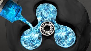 DIY Liqiud Lightning Fidget Spinner