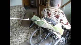 Фильм46 травма--перелом шеи занятия спиной в коляске6 гВЛАДИВОСТОК РЕАБИЛИТАЦИЯ ДОМА