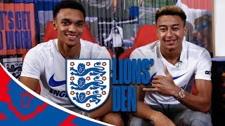 Jesse Lingard and Trent Answer Fan Questions! | Lions' Den | England vs Spain