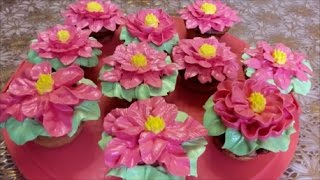 Мастер класс по Рождественскому цветку Цветы из крема decoration