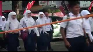 Cewek Abg SMP Jilbab rame rame