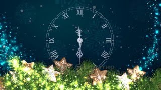 ЧАСЫ НАЧАЛО НОВОГО ГОДА футаж HD скачать бесплатно 2020 free download CLOCK START THE NEW YEAR