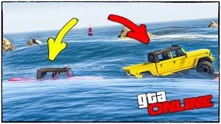 ТЕСТИРУЕМ НА ПРОЧНОСТЬ НОВЫЙ ВНЕДОРОЖНИК В ГТА 5 ОНЛАЙН (GTA 5 ONLINE ГОНКИ)