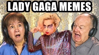 ELDERS REACT TO LADY GAGA MEMES | Super Bowl Halftime Show Performance