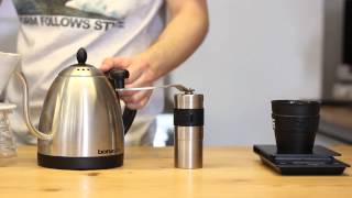 Základy audiovizuální komunikace: Příprava dripu Hario V60