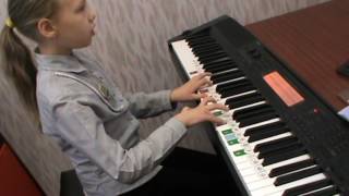 Soft Mozart Зимний Академический концерт 2016-2017 Полина, 8 лет, РОССИЯ. г.Чайковский