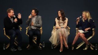 Begin Again: Cast Interview with Mark Ruffalo, Kiera Knightley, James Corden