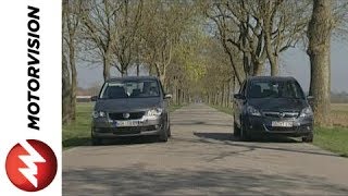 Opel Zafira vs. VW Touran