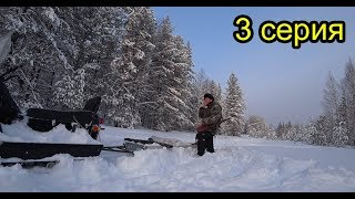 В тайгу на целый день. Охота. Чаёк на природе. Собаки умирают от усталости. 3 серия.