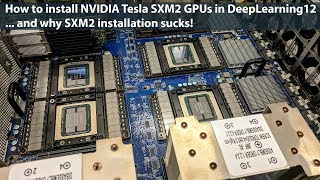 NVIDIA Tesla SXM2 GPU Installation in DeepLearning12