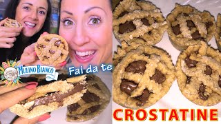 CROSTATINE MULINO BIANCO con NUTELLA Light!!! | Carlitadolce Cucina