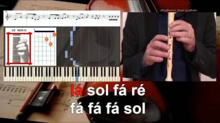 Rockabye  Notas para flauta, piano, acordes para guitarra Educação Musical José Galvão