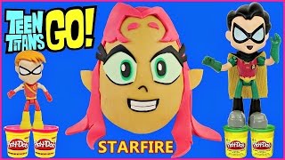 TEEN TITANS GO! GIANT PLAY DOH SURPRISE EGG STARFIRE