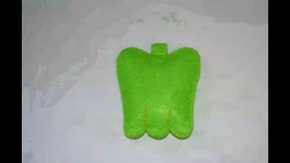 Как сшить из фетра перец