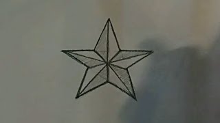 Учимся рисовать звездочку