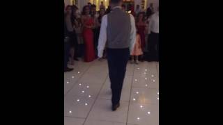 Greek dancing zebekiko drunk man dance at greek wedding