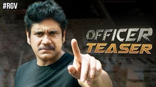 RGV's Officer Teaser | Nagarjuna | Ram Gopal Varma | Myra Sareen | #Officer | #NAGRGV4 | RGV