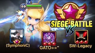 It's a Top Tier LEGEND SIEGE Battle! - Summoners War