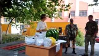 Мероприятие в поддержку батальона "Айдар". Киностудия Довженко. Киев - Луганск