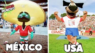 Las 7 PEORES MASCOTAS de los MUNDIALES de Futbol