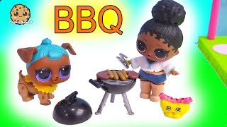 LOL Surprise BBQ ! Backyard Barbecue Party - Cookie Swirl C Toy Video