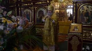 Епископ Сергий (Булатников) возглавил Литургию в Никольском храме города Новосокольники