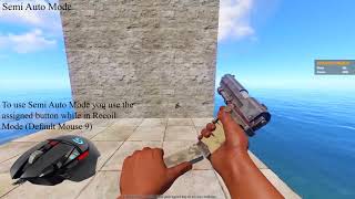 *UNDETECTED* ORIGINAL  Rust Recoil Mouse Macro Smoothest Hack/Mod no recoil scripts For ALL Guns