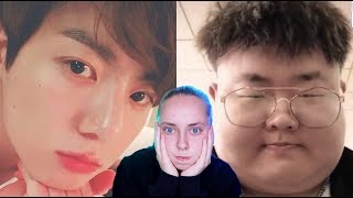 КОРЕЙЦЫ В ТИК ТОК | БОЛЬШОЕ ЛИЦО ЧЕЛЛЕНДЖ | BIG FACE CHALLENGE (реакция)