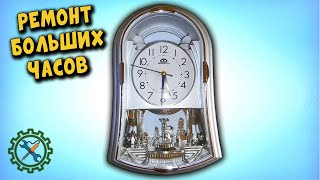 РЕМОНТ КВАРЦЕВОГО МЕХАНИЗМА НАСТЕННЫХ ЧАСОВ.