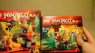 ОБЗОР Lego Ninjago!!!!!! Сражение над лавой(70753) и засада в джунглях(70752)