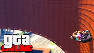 GTA V Online: WALLRIDE LOUCO de MOTO! (PC Skill Test #20)