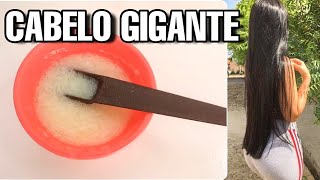 receita Caseira que vai deixar seu cabelo GIGANTE!