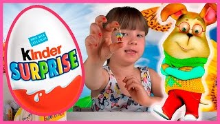 Распаковываем киндер сюрпризы от Барбоскиных - barboskini kinder surprise