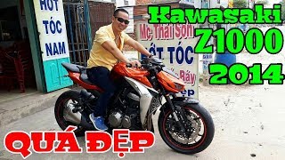 MC THÁI SƠN : HÂN HẠNH GIỚI THIỆU KAWASAKI Z1000 2014 QUÁ ĐẸP TẠI TIỆM TÓC MC THÁI SƠN