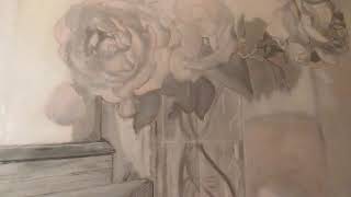 Многослойная #живопись - Как написать розы - #уроки рисования (часть 4)