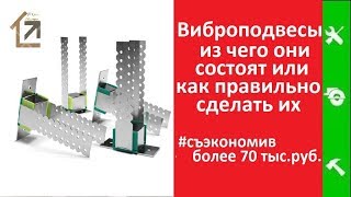 Технический дизайн - правильны монтаж виброподвесов