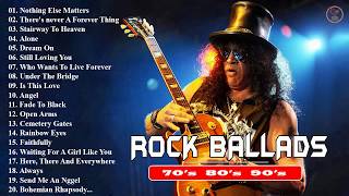 Scorpions, Metallica, Bon Jovi, Foreigner, Aerosmith Best Songs - Greatest Slow Rock Ballads