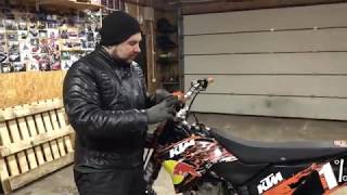 KTM 450 SXF . testas žiemą(MOTO-GURIS)