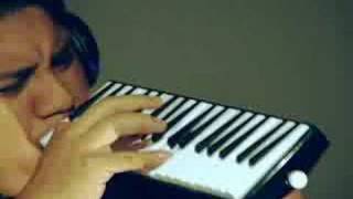 Kiki Sanchez playing the Melodica (Lando Blues).