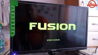Телевизор из Aliexpress Fusion FLTV-22C100T Тестируем DVB-T2 и DVB-C