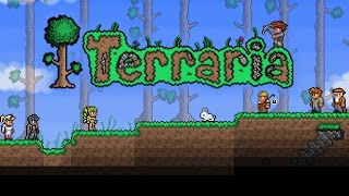 Terraria. В гостях у друзей. Исследуем, дерёмся.