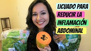 Licuado para reducir la inflamación abdominal