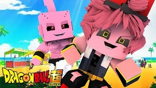Minecraft: DRAGON BALL SUPER M - ME ENCONTREI COM O PODEROSO KID BOO ! 8