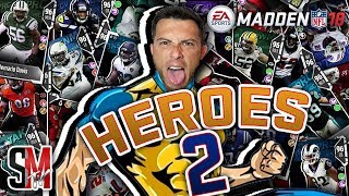 MUT Heros Promo 2! 32 New Cards & Free 96 Overall Boss Card! Madden NFL 18