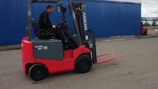 Вилочный электрический погрузчик 1.5 т. Nichiyu FB15
