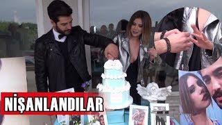 Melis ve İlkay NİŞANLANDI! | İşte Yüzük Takma Töreni