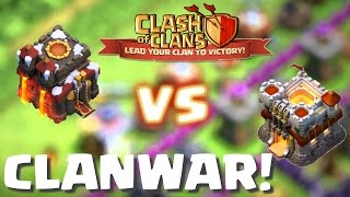 Rathaus 10 vs Rathaus 11 ▲ Ganz knapper Clanwar ▲ CLASH of CLANS deutsch Hunrizzle