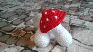 Мухомор крючком. Гриб крючком. Подробный МК (часть 2).