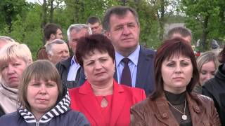 Открытие памятника труженикам сельского хозяйства в Кобзивке